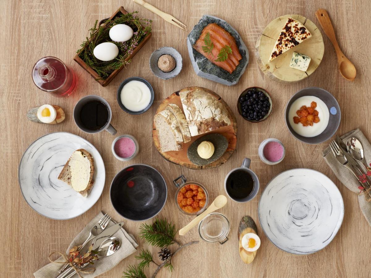 Lapland Hotels Bulevardi Helsinki Bagian luar foto A selection of Nordic tableware