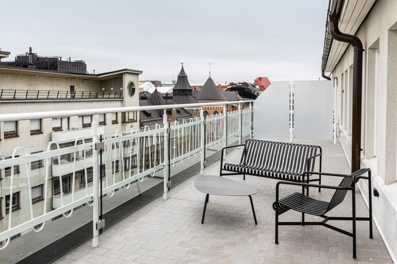 Lapland Hotels Bulevardi Helsinki Bagian luar foto A balcony